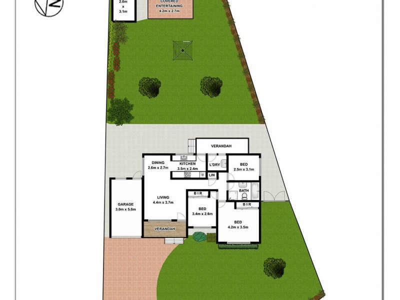 164 Lucretia Road, Seven Hills NSW 2147 Floorplan