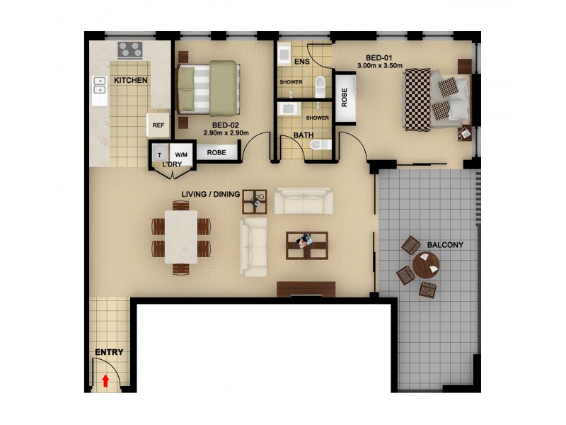 62 Veron St, Wentworthville NSW 2145 Floorplan