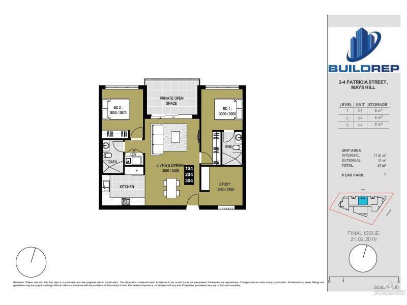 14/2-4 Patricia Street, Mays Hill NSW 2145 Floorplan