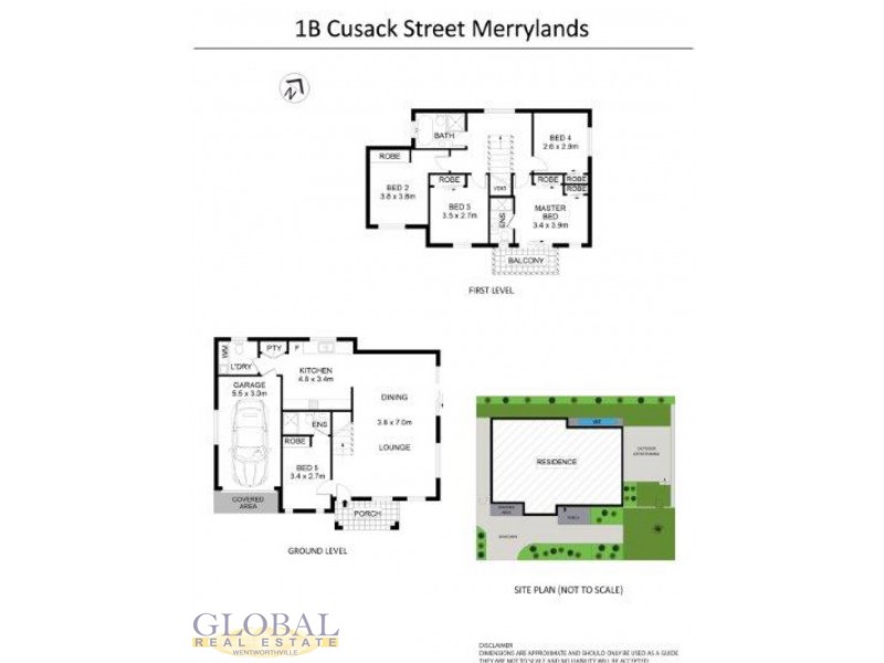 1B Cusack St, Merrylands West NSW 2160 Floorplan