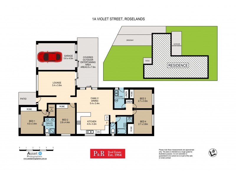 1A Violet Street, Roselands NSW 2196 Floorplan