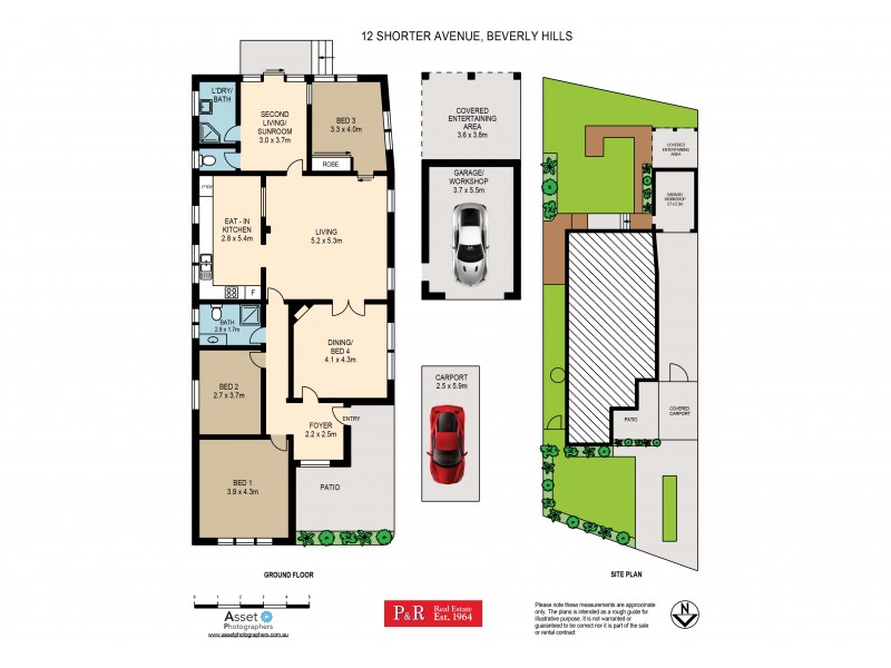 12 Shorter Avenue, Beverly Hills NSW 2209 Floorplan