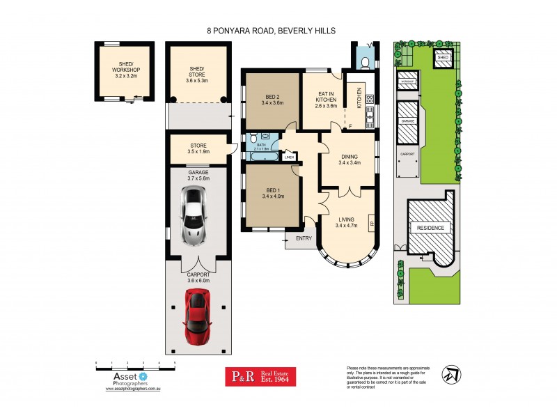 8 Ponyara Road, Beverly Hills NSW 2209 Floorplan