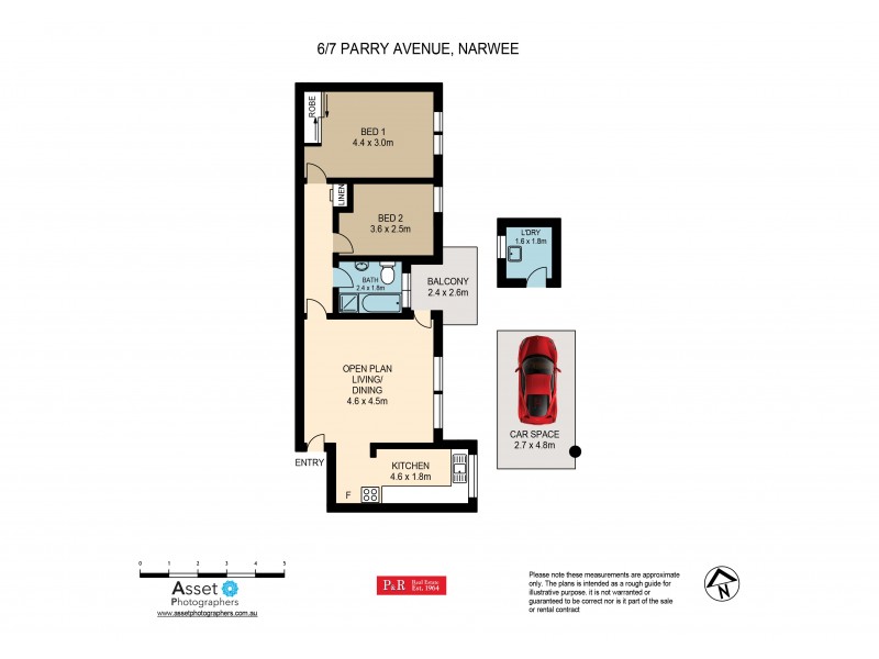 6/7 Parry Avenue, Narwee NSW 2209 Floorplan