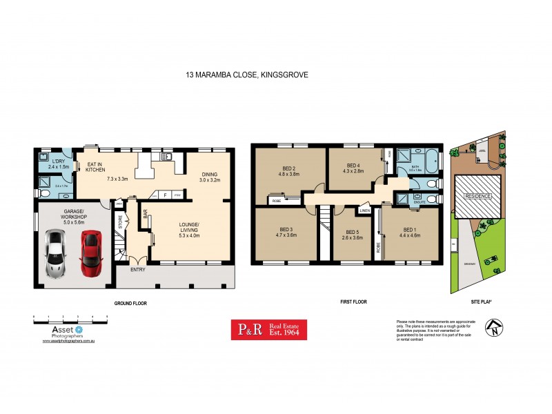 13 Maramba Close, Kingsgrove NSW 2208 Floorplan