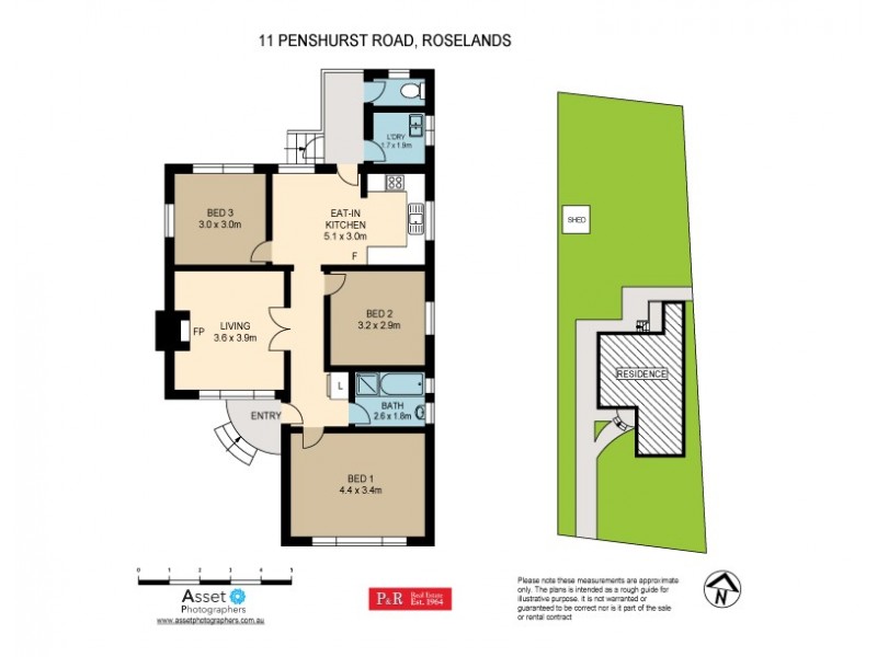 11 Penshurst Road, Roselands NSW 2196 Floorplan