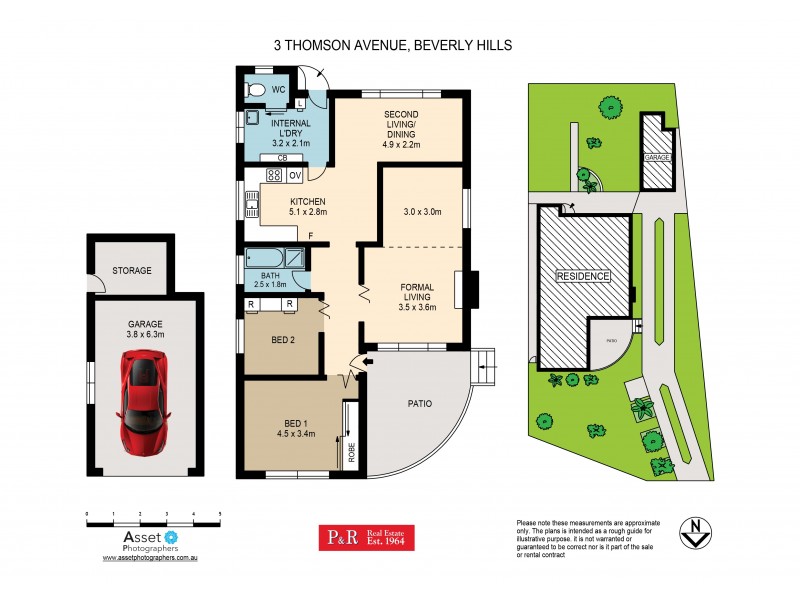 3 Thomson Avenue, Beverly Hills NSW 2209 Floorplan
