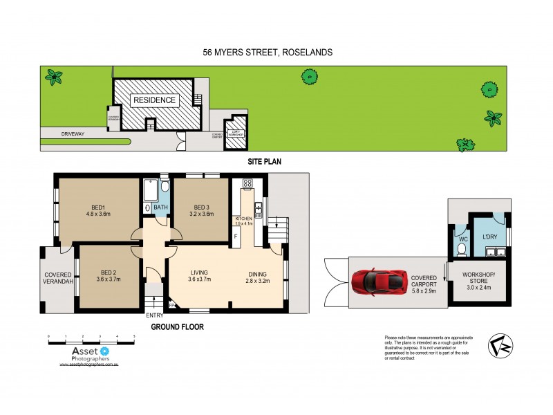 56 Myers Street, Roselands NSW 2196 Floorplan