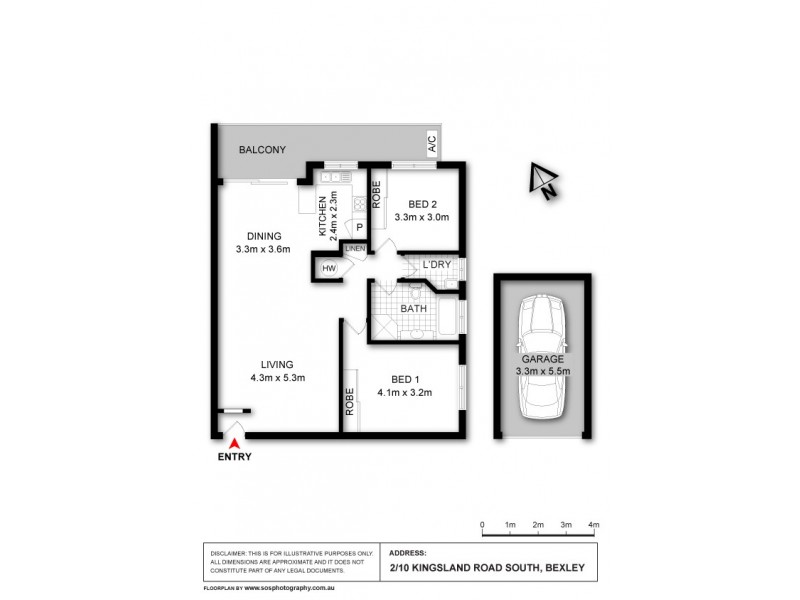 2/10-14 Kingsland Road, Bexley NSW 2207 Floorplan