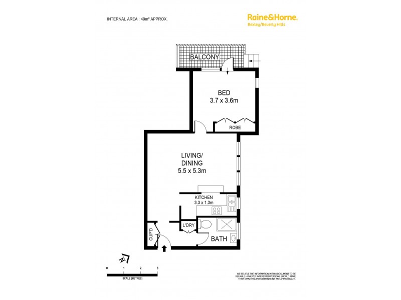 1/46 Queens Road, Brighton-le-sands NSW 2216 Floorplan