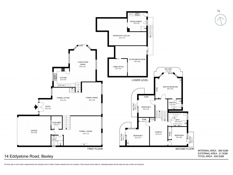 14 Eddystone Road, Bexley NSW 2207 Floorplan