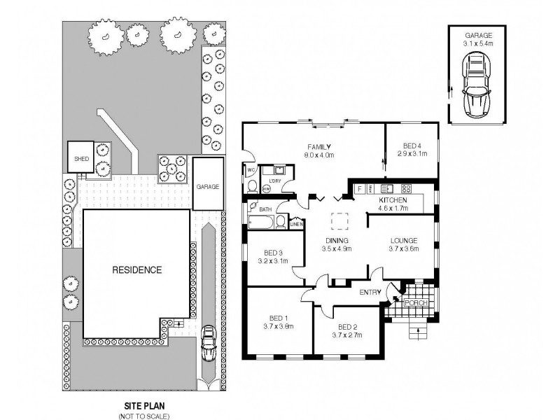 4 Narramore Street, Kingsgrove NSW 2208 Floorplan