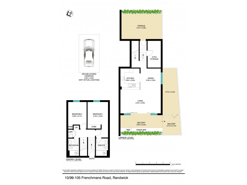 10/99-105 Frenchmans Road, Randwick NSW 2031 Floorplan