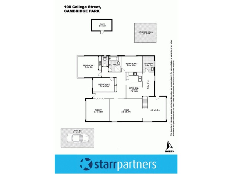 100 College Street, Cambridge Park NSW 2747 Floorplan