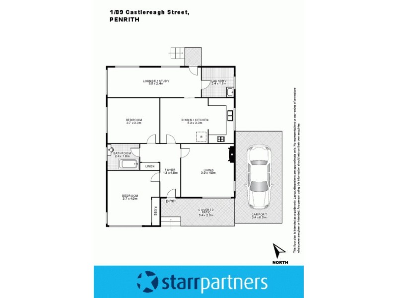 1/89 Castlereagh Street, Penrith NSW 2750 Floorplan