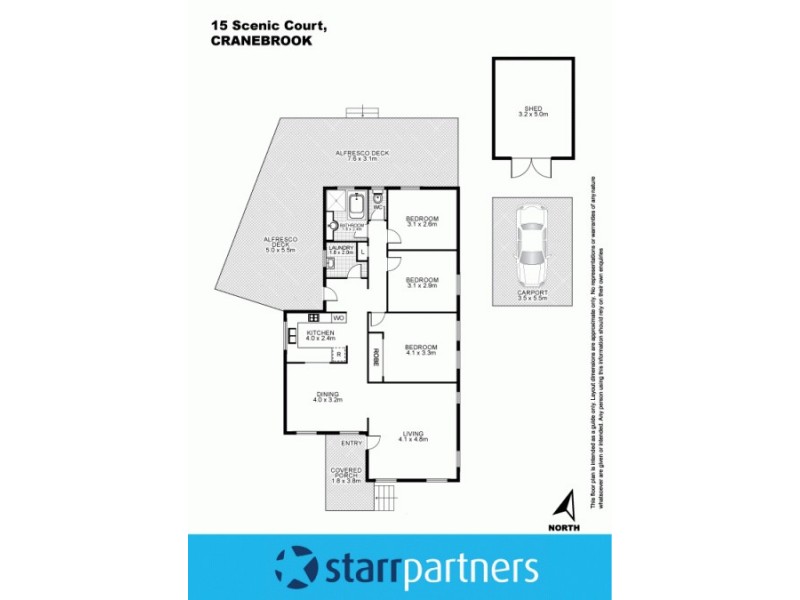 15 Scenic Circuit, Cranebrook NSW 2749 Floorplan