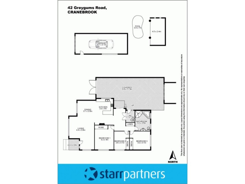 42 Greygums Road, Cranebrook NSW 2749 Floorplan
