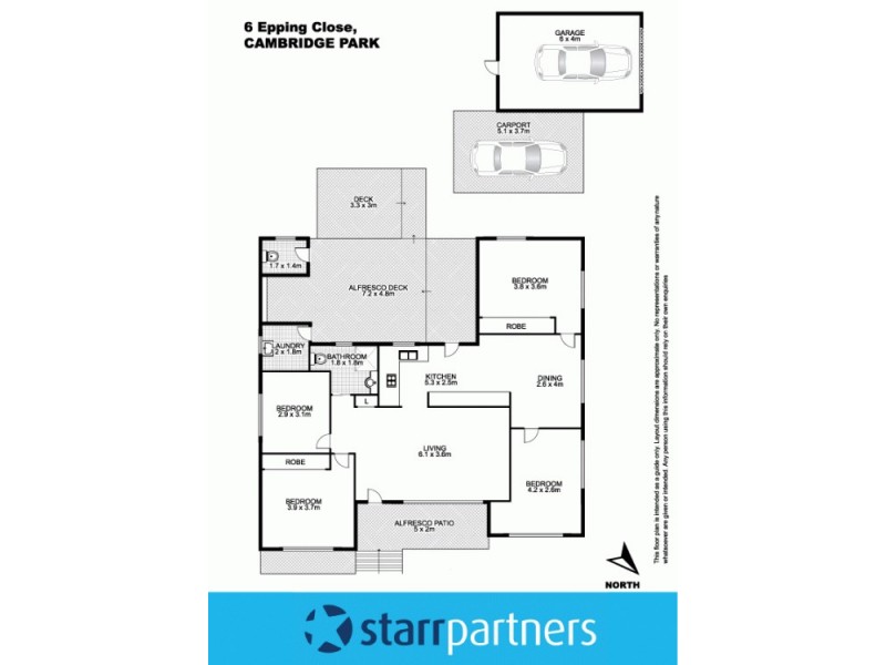 6 Epping Close, Cambridge Park NSW 2747 Floorplan
