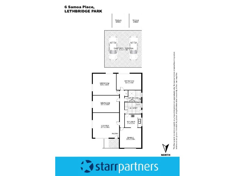 6 Samoa Place, Lethbridge Park NSW 2770 Floorplan