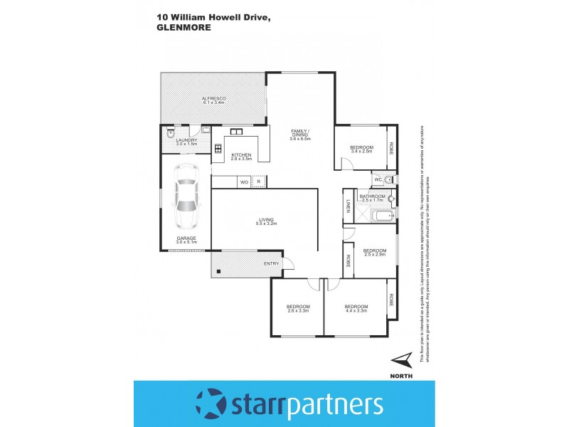 10 William Howell Drive, Glenmore Park NSW 2745 Floorplan