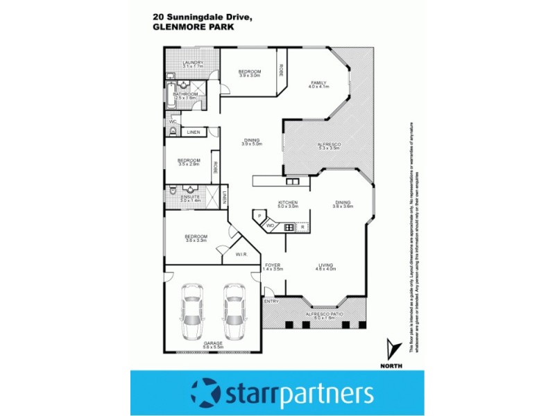 20 Sunningdale Drive, Glenmore Park NSW 2745 Floorplan