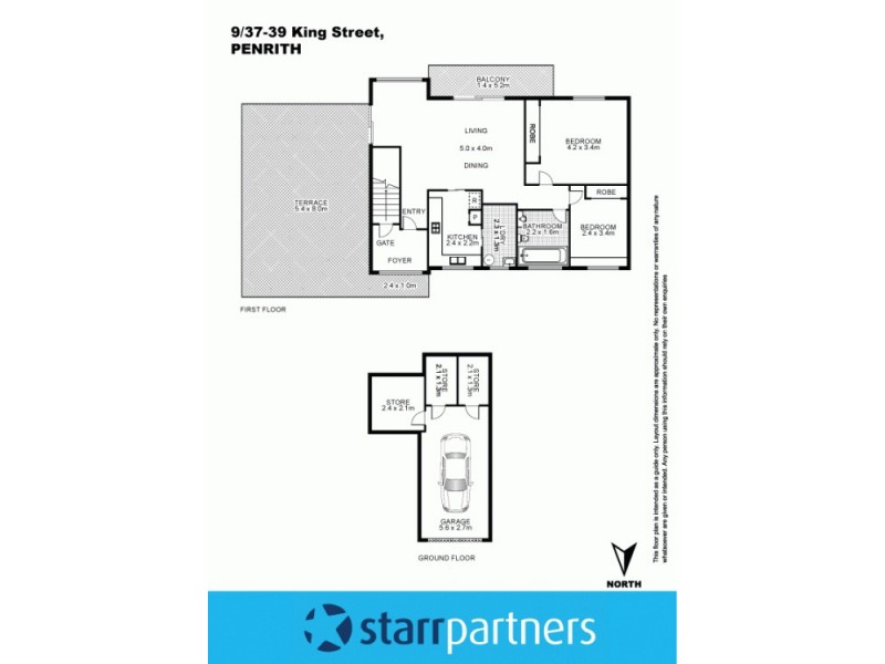 9/37-39 King Street, Penrith NSW 2750 Floorplan