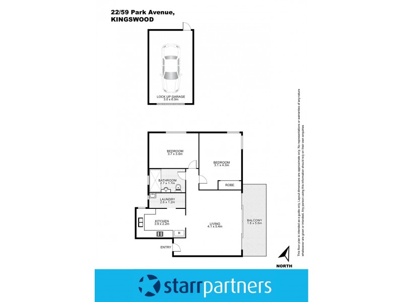 22/58-59 Park Avenue, Kingswood NSW 2747 Floorplan