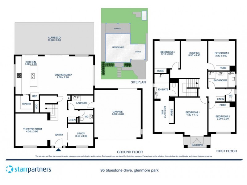 95 Bluestone Drive, Glenmore Park NSW 2745 Floorplan
