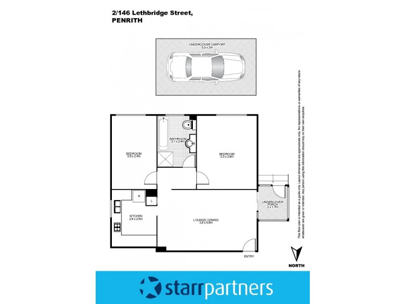 2/146 Lethbridge Street, Penrith NSW 2750 Floorplan