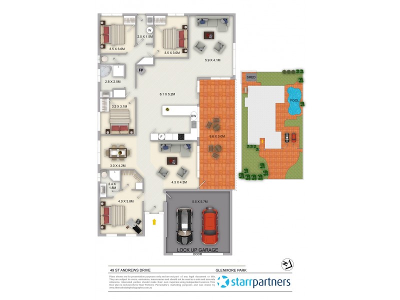 49 St Andrews Drive, Glenmore Park NSW 2745 Floorplan
