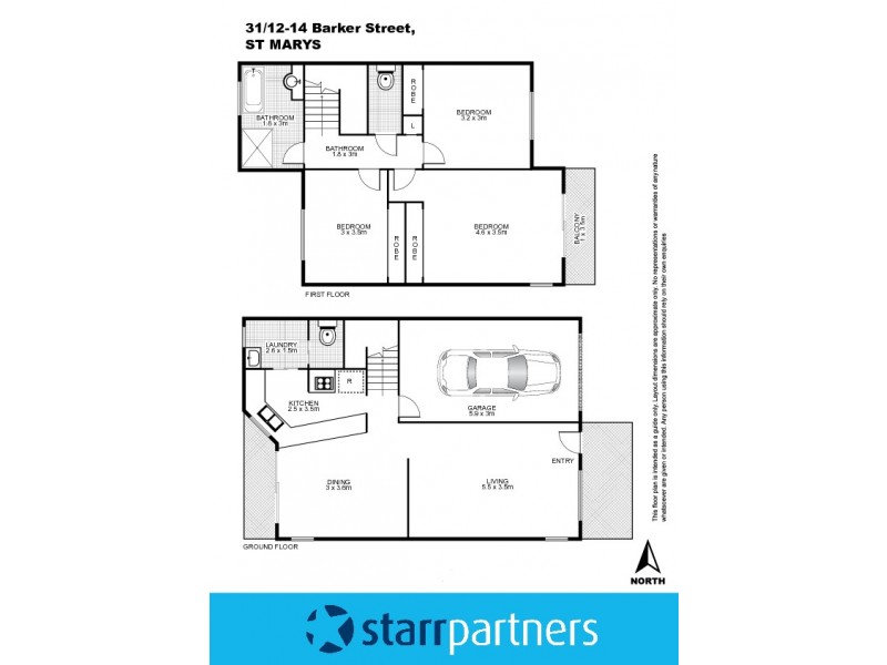31/12-14 Barker Street, St Marys NSW 2760 Floorplan