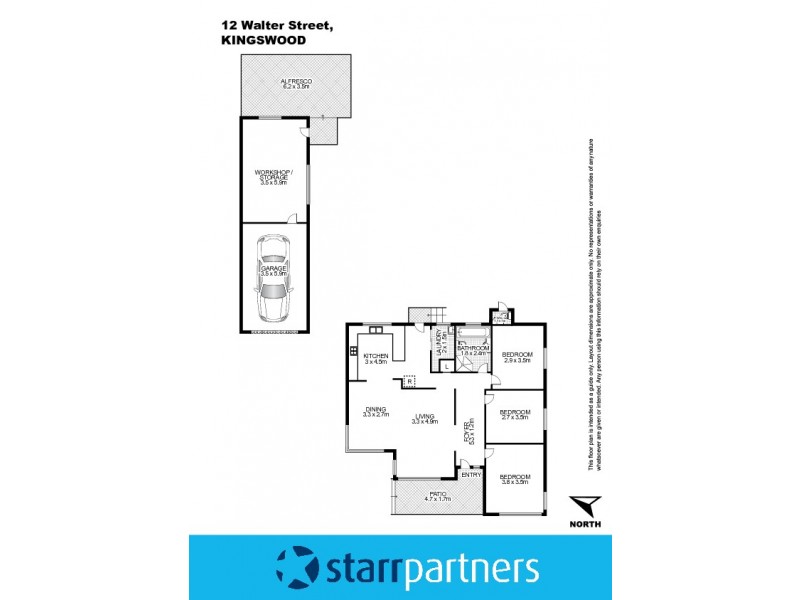 12 Walter Street, Kingswood NSW 2747 Floorplan