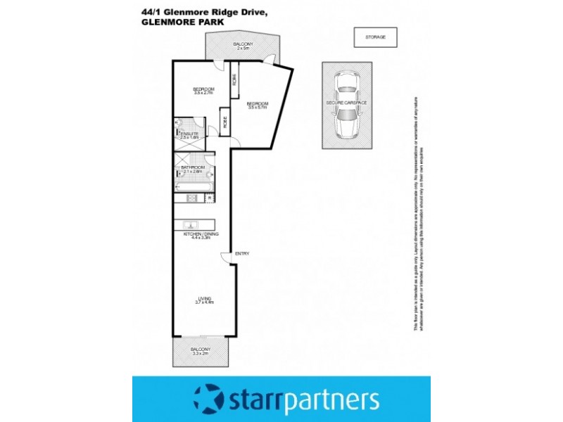 44/1 Glenmore Ridge Drive, Glenmore Park NSW 2745 Floorplan
