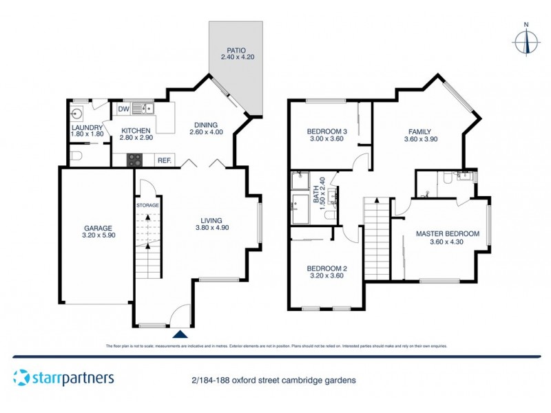 2/184 – 188 Oxford Street, Cambridge Park NSW 2747 Floorplan