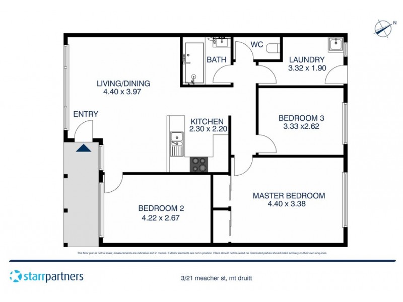 3/21 Meacher Street, Mount Druitt NSW 2770 Floorplan