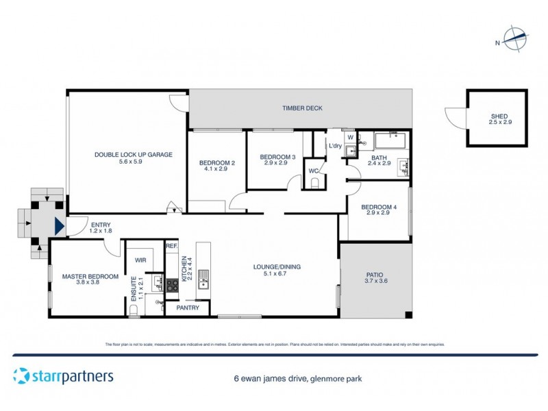 6 Ewan James Drive, Glenmore Park NSW 2745 Floorplan