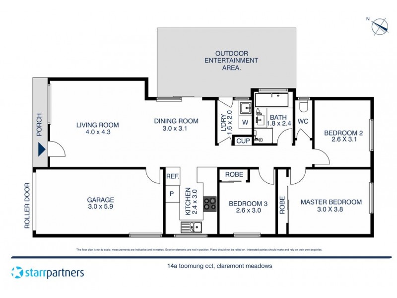 14A Toomung Circuit, Claremont Meadows NSW 2747 Floorplan