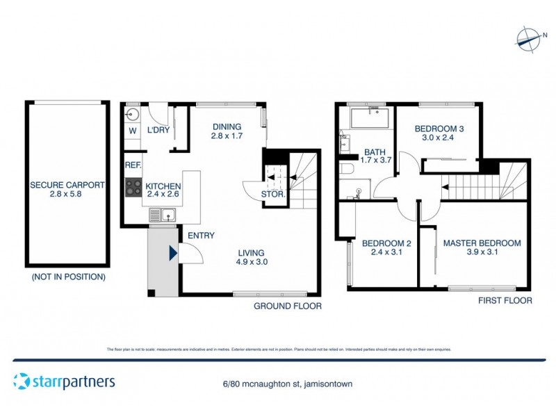 6/80 McNaughton Street, Jamisontown NSW 2750 Floorplan