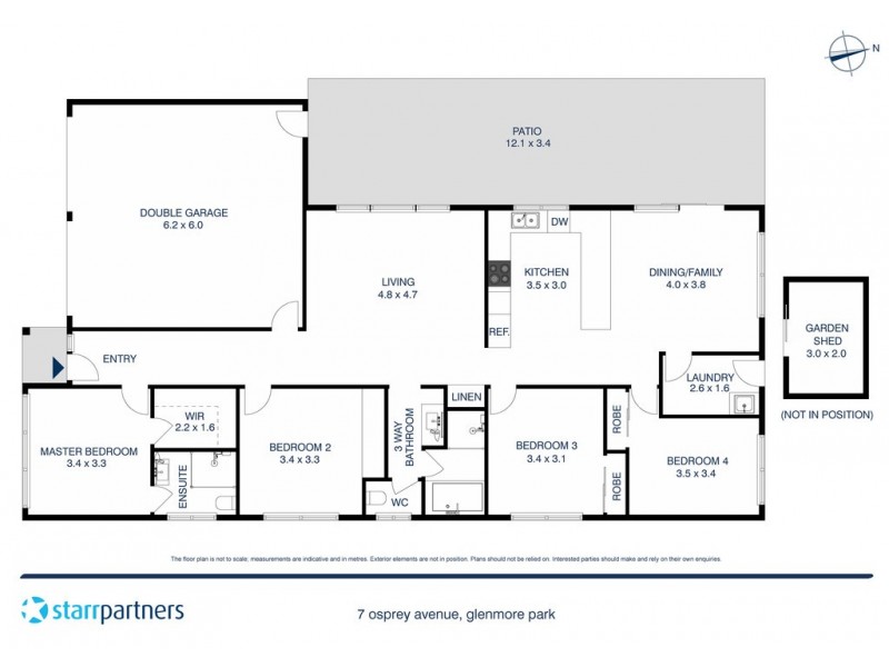 7 Osprey Avenue, Glenmore Park NSW 2745 Floorplan