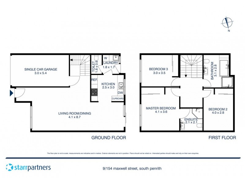9/154 Maxwell Street, South Penrith NSW 2750 Floorplan