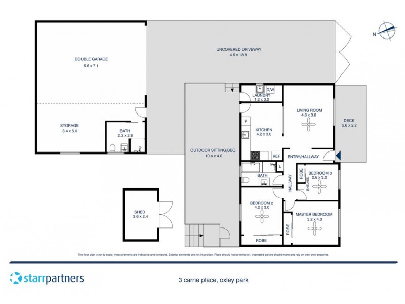 3 Carne Place, Oxley Park NSW 2760 Floorplan