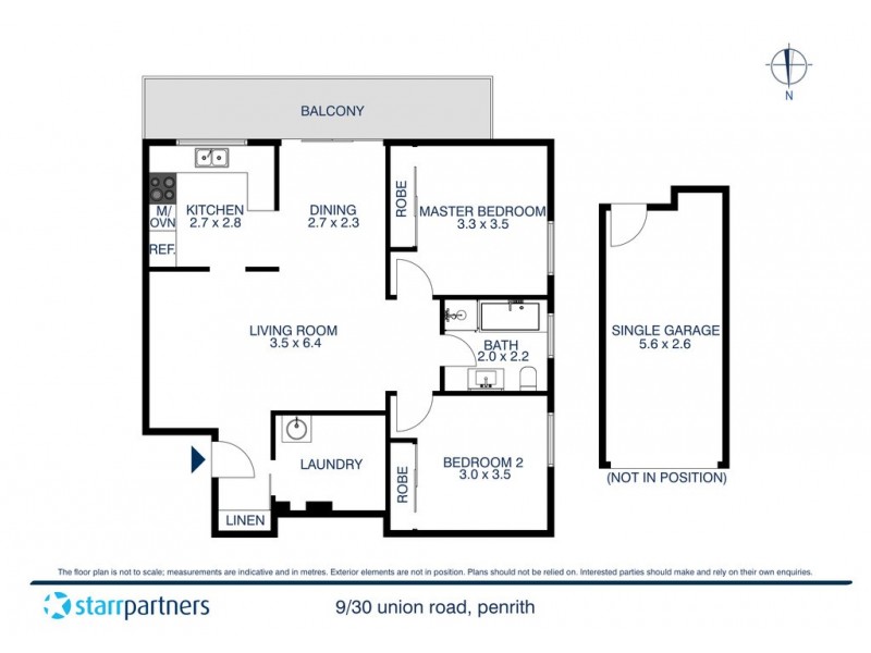 9/30 Union Road, Penrith NSW 2750 Floorplan