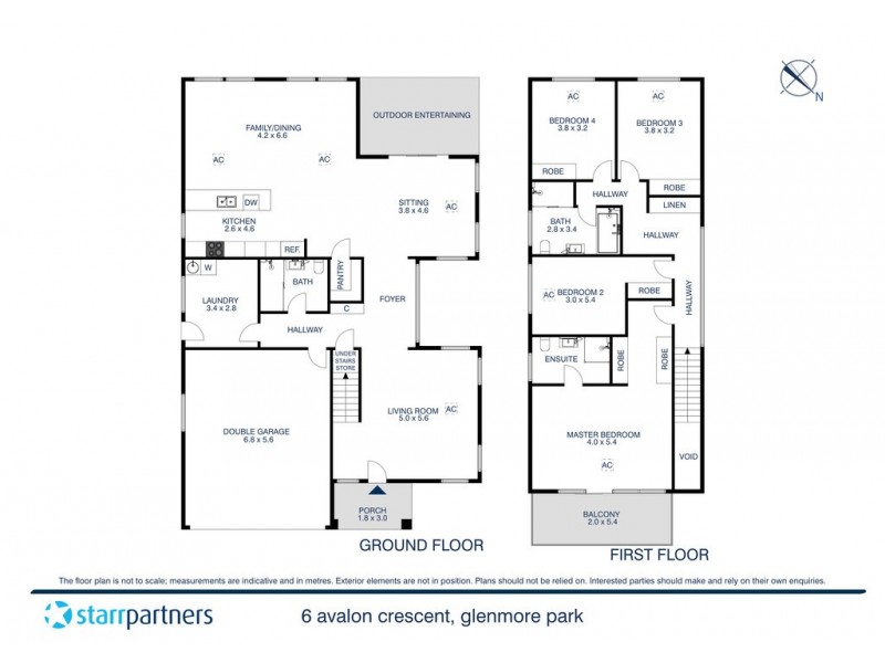6 Avalon Crescent, Glenmore Park NSW 2745 Floorplan
