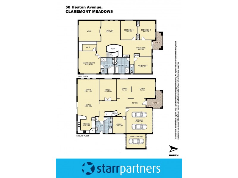 50 Heaton Crescent, Claremont Meadows NSW 2747 Floorplan