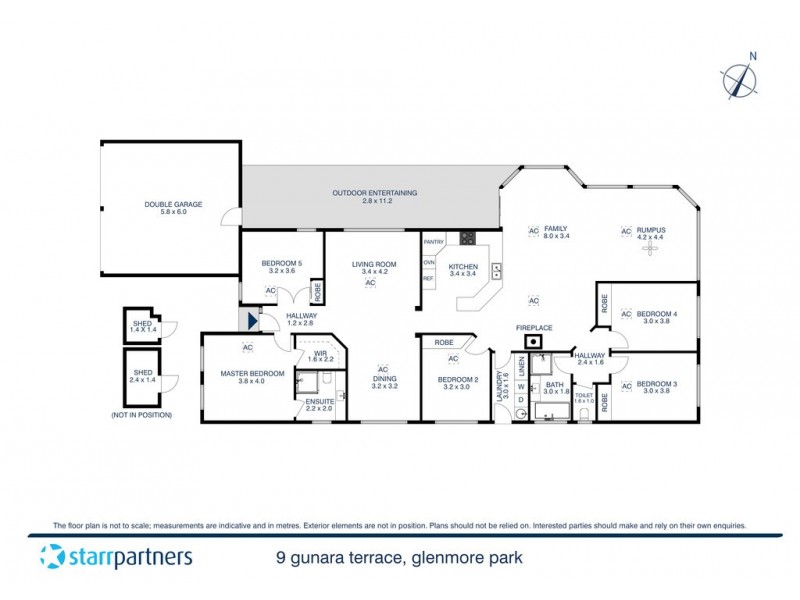 9 Gunara Terrace, Glenmore Park NSW 2745 Floorplan