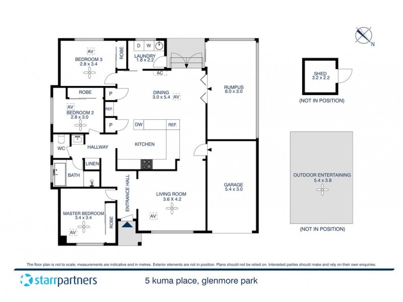 5 Kuma Place, Glenmore Park NSW 2745 Floorplan