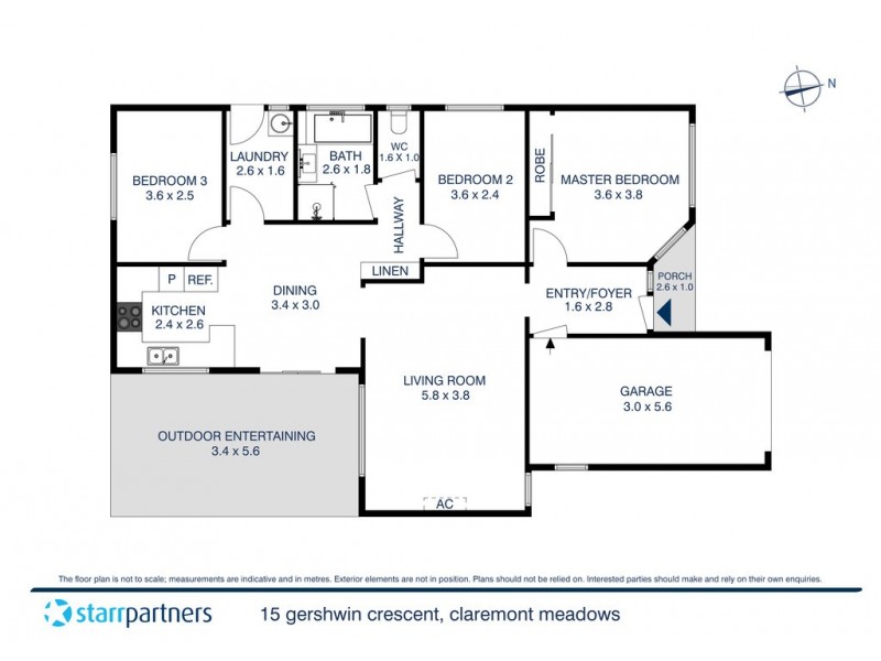 15 Gershwin Crescent, Claremont Meadows NSW 2747 Floorplan