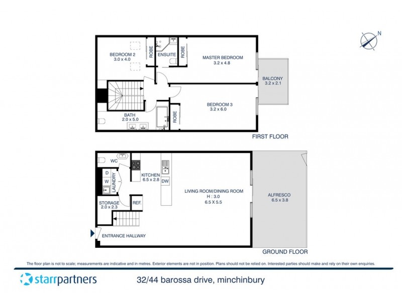 32/44 Barossa Drive, Minchinbury NSW 2770 Floorplan