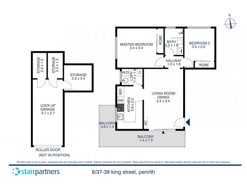8/37-39 King Street, Penrith NSW 2750 Floorplan