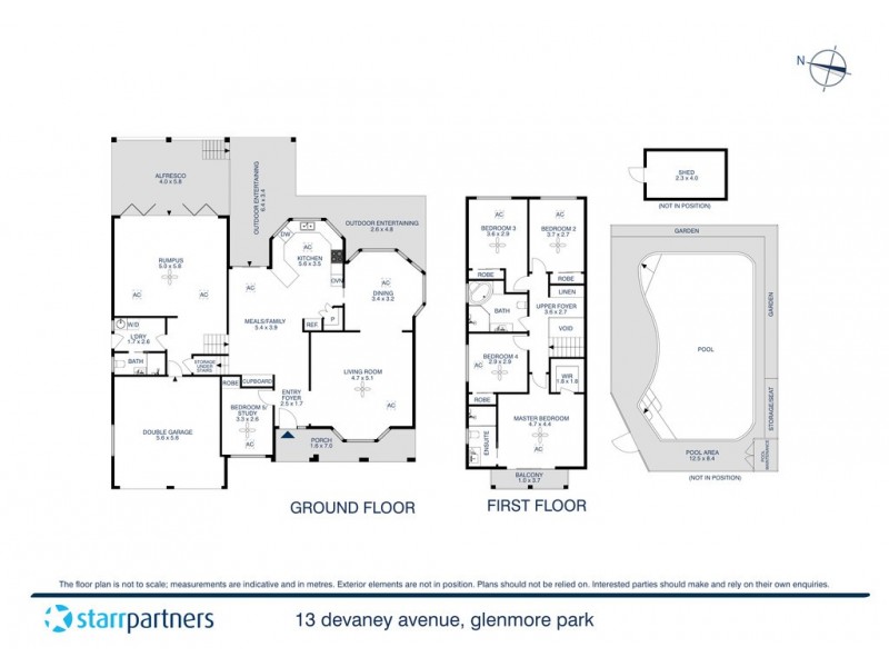 13 Devaney Avenue, Glenmore Park NSW 2745 Floorplan